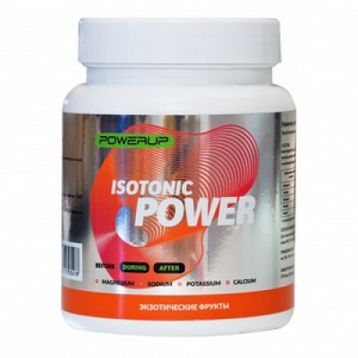 Сухой концентрат "POWERUP ISOTONIC" 320 Г. ЭКЗОТИЧЕСКИЕ ФРУКТЫ